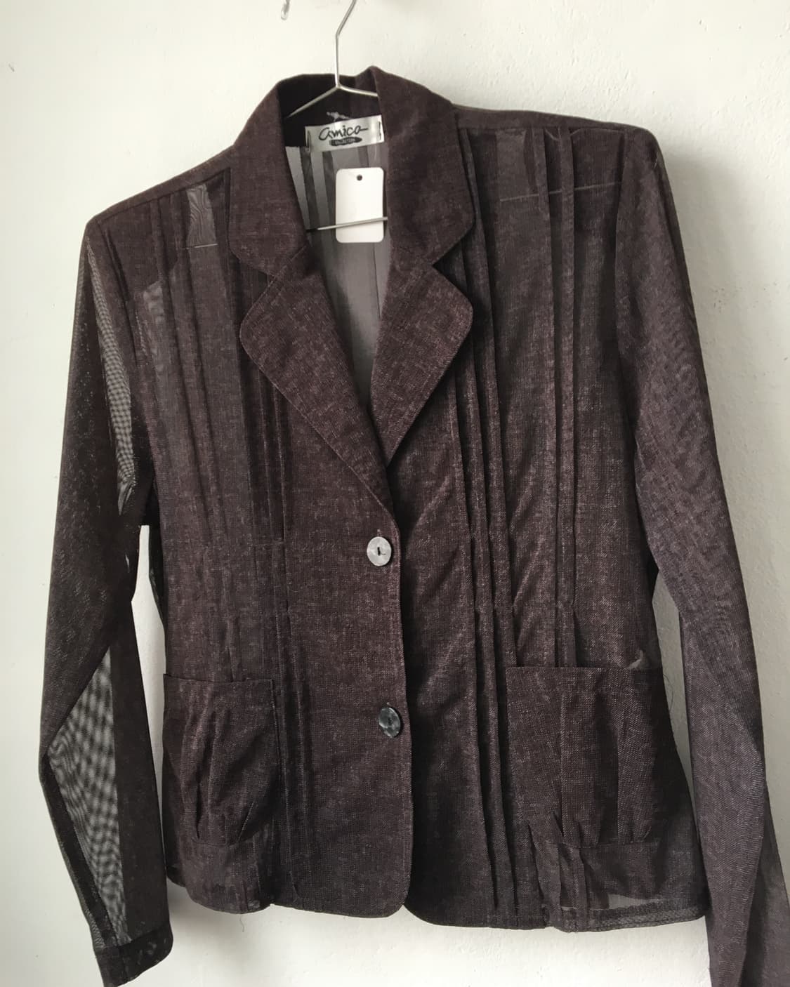 Line detail see through jacket 상품이미지4