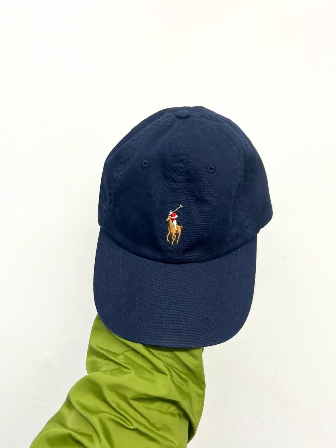 폴로 네이비 코튼 볼캡  상품이미지1