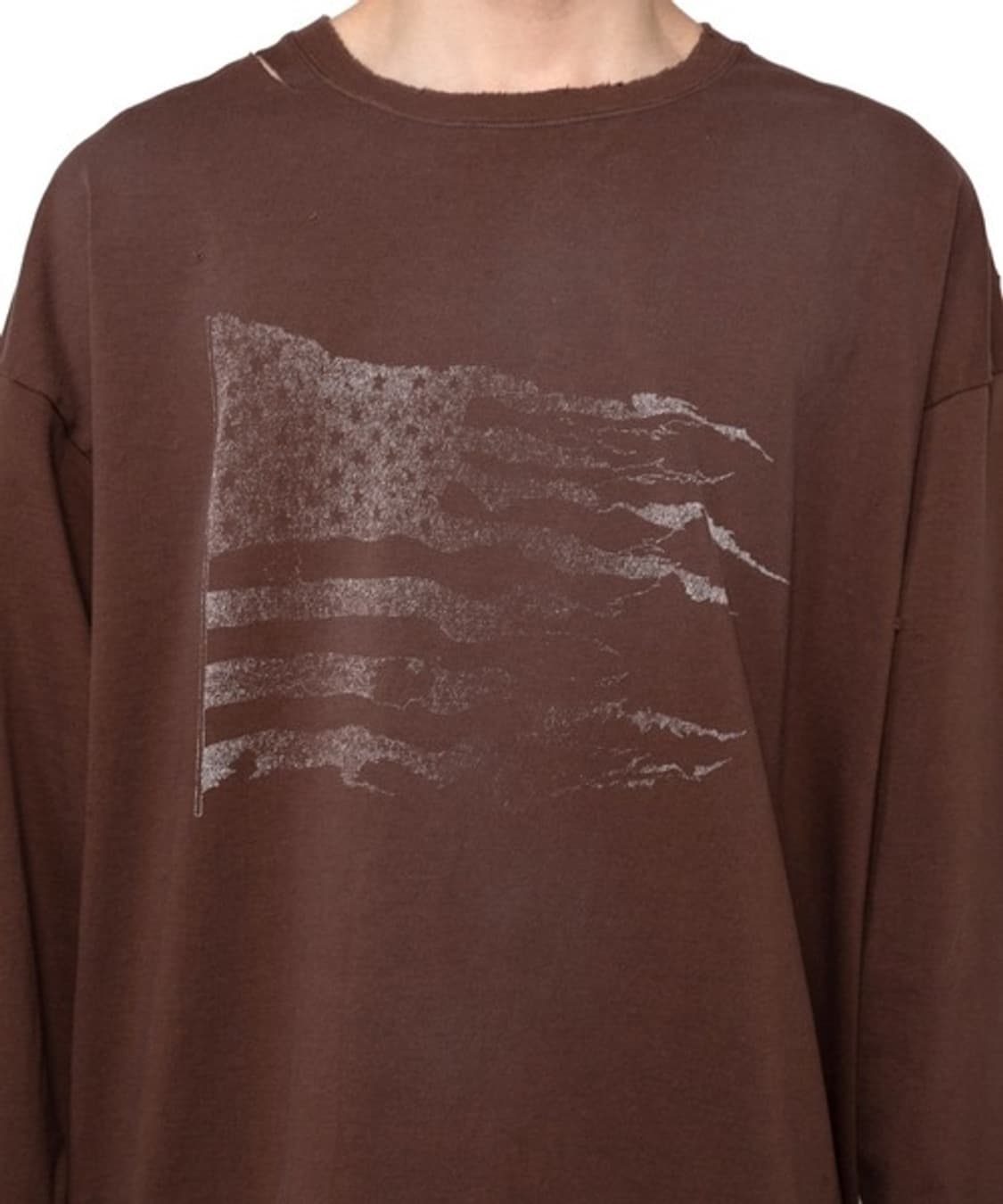 [L] kamiya 디스트로이드 워싱 브라운 상품이미지2