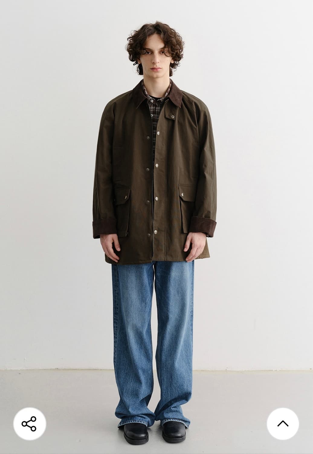 UNISEX WAXED COTTON HUNTING JACKET (UDJU 상품이미지6