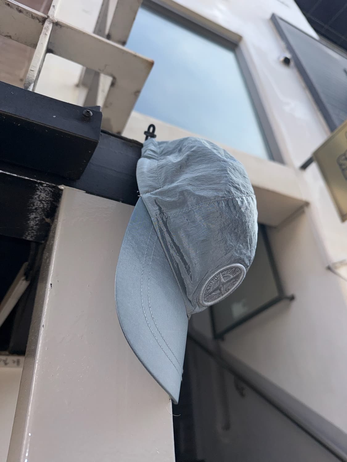 스톤아일랜드 스카이블루 나일론 볼캡 상품이미지3