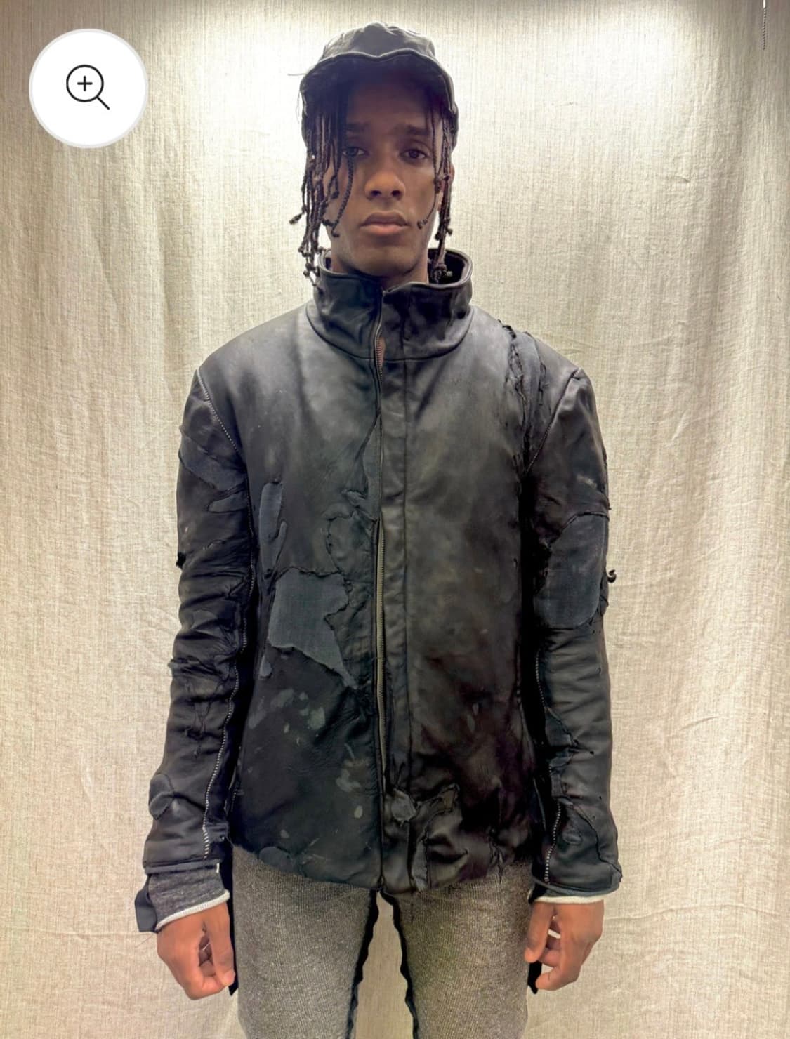 Zam Barrett High Neck Oversized Jacket 상품이미지1