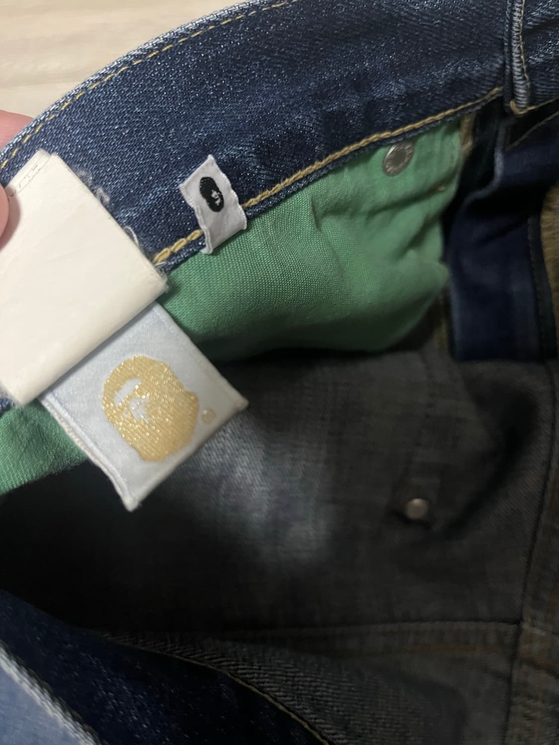 [M] 00s 베이프 OG 데님 중청 상품이미지10