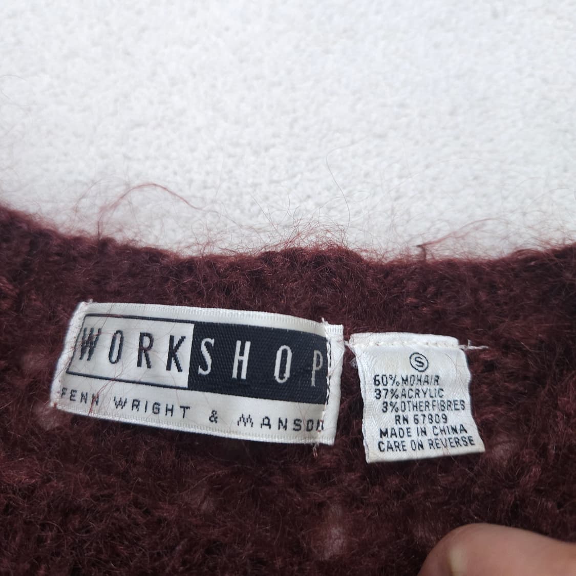 90s 빈티지 모헤어 니트 상품이미지6