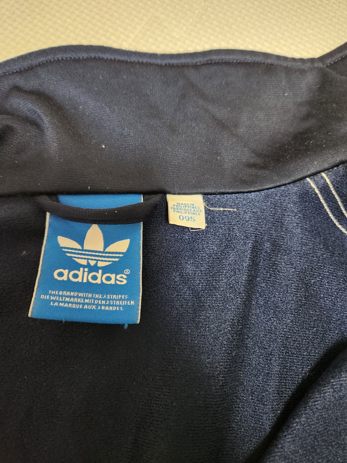 아디다스 파이어버드 트랙탑 져지 네이비. 사이즈95 상품이미지3