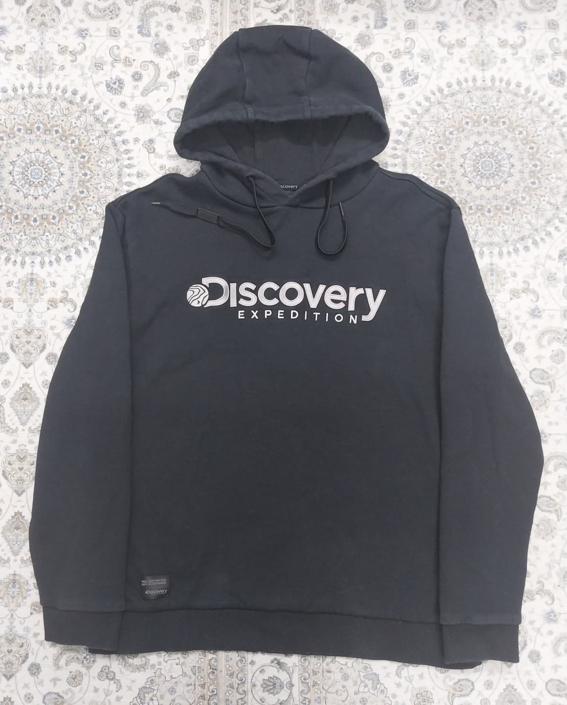 디스커버리 검정색 후드티 110 상품이미지1