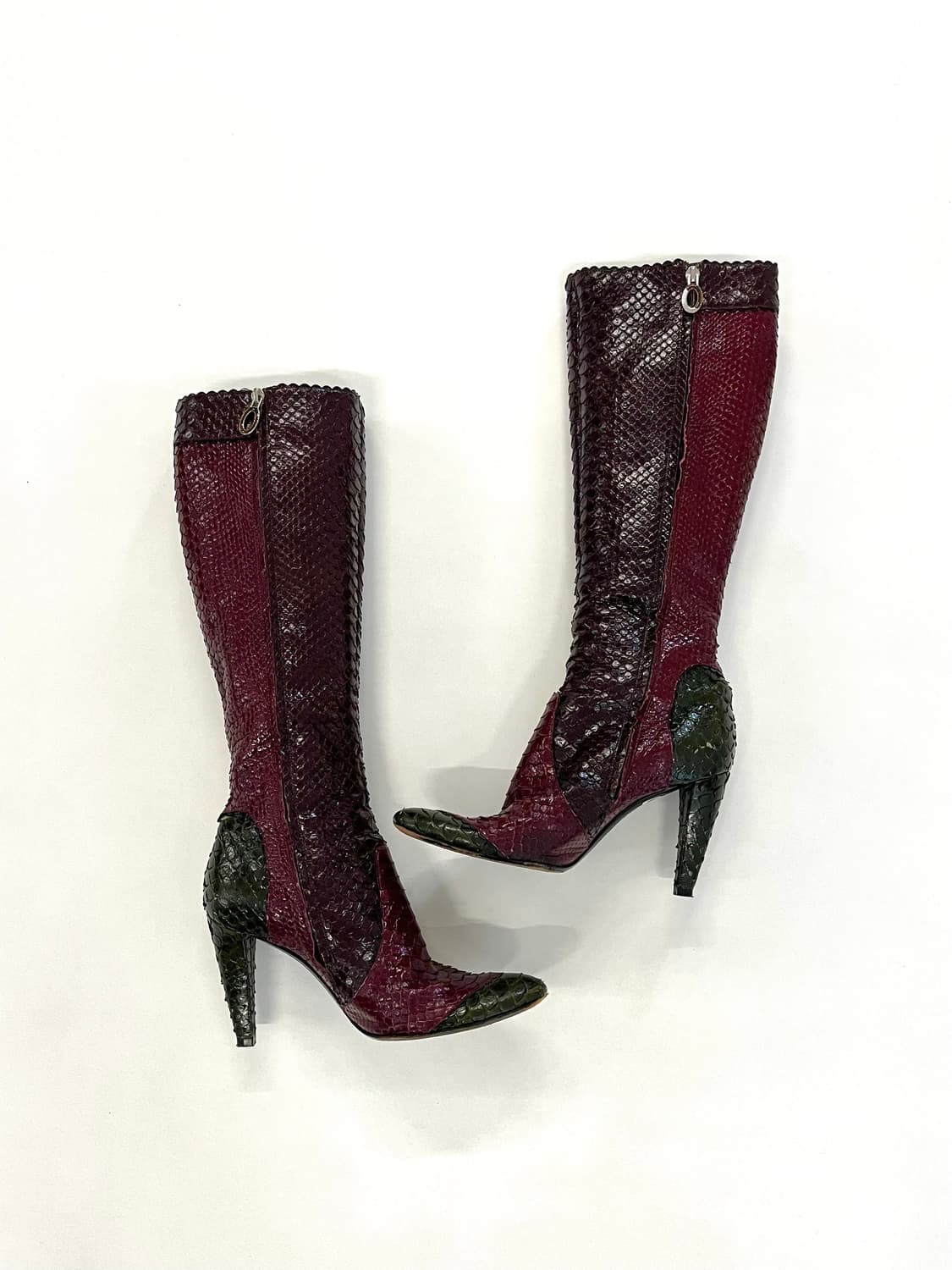 세르지오 로시 파이톤 롱부츠 상품이미지1