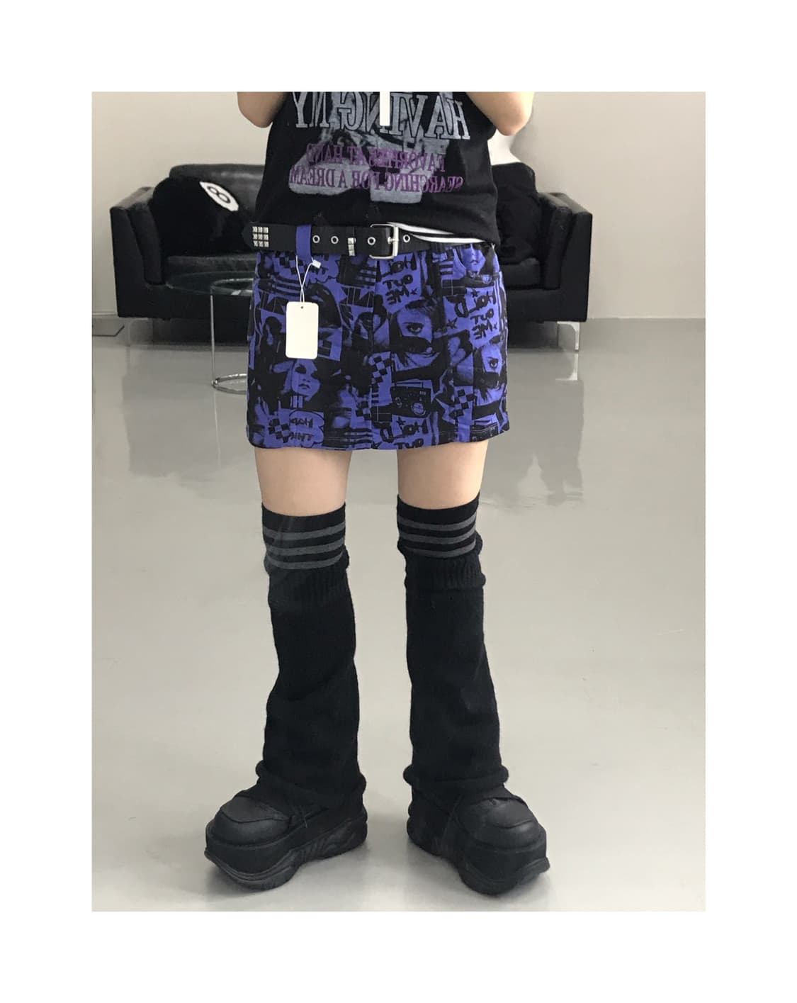 Ghost Of Harlem Y2k Mini Skirts 상품이미지1