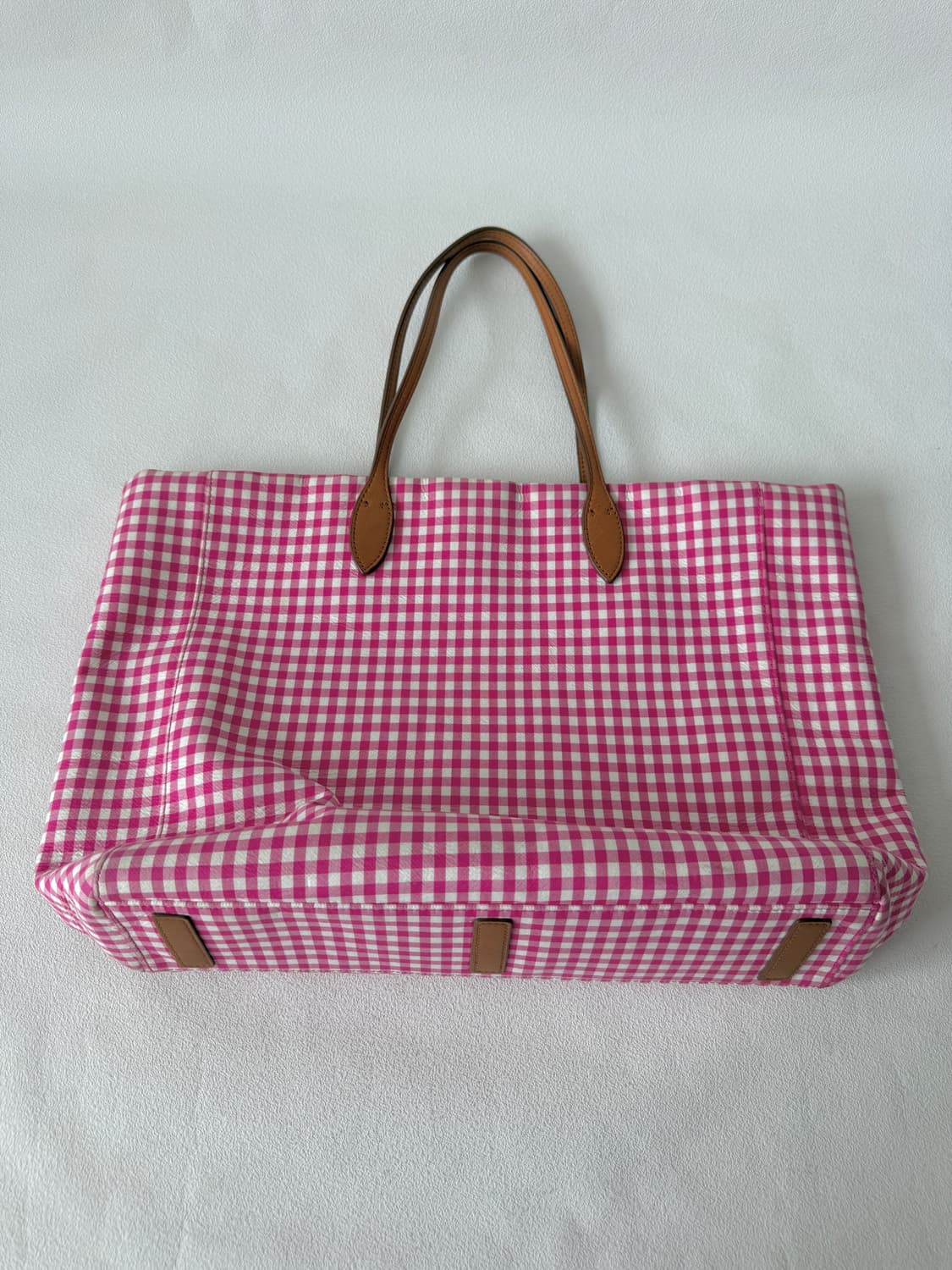 폴로 골프(POLO GOLF) 깅엄체크 토트백(큰 사이즈) 상품이미지4