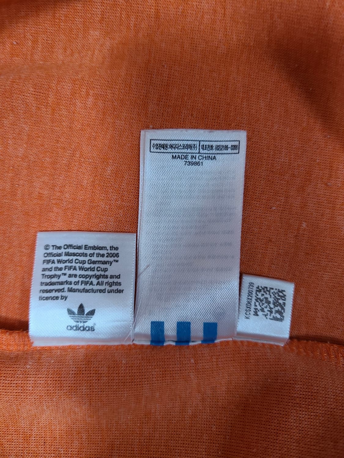 아디다스 x FIFA 올드스쿨 네덜란드 국대 트랙탑 저지 상품이미지9