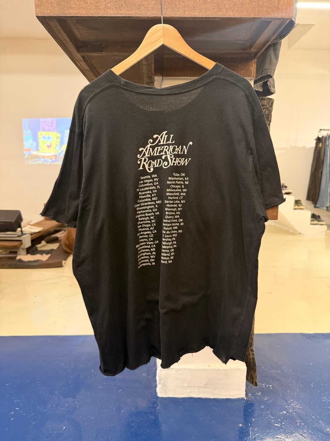 stapleton 투어 핸드립드 반팔티 상품이미지5