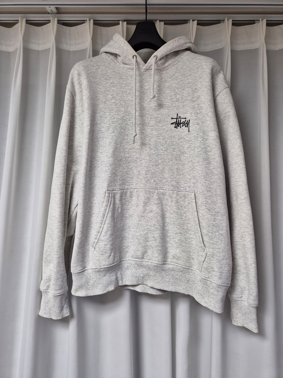 [L] 스투시 베이직 후드 애쉬 헤더 2021 상품이미지2