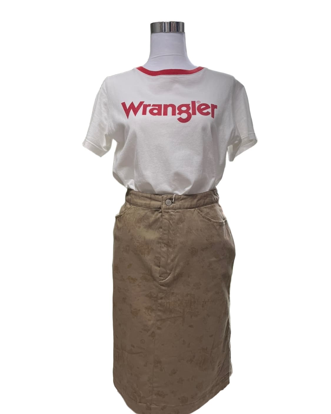 Beige drawning skrit 상품이미지6