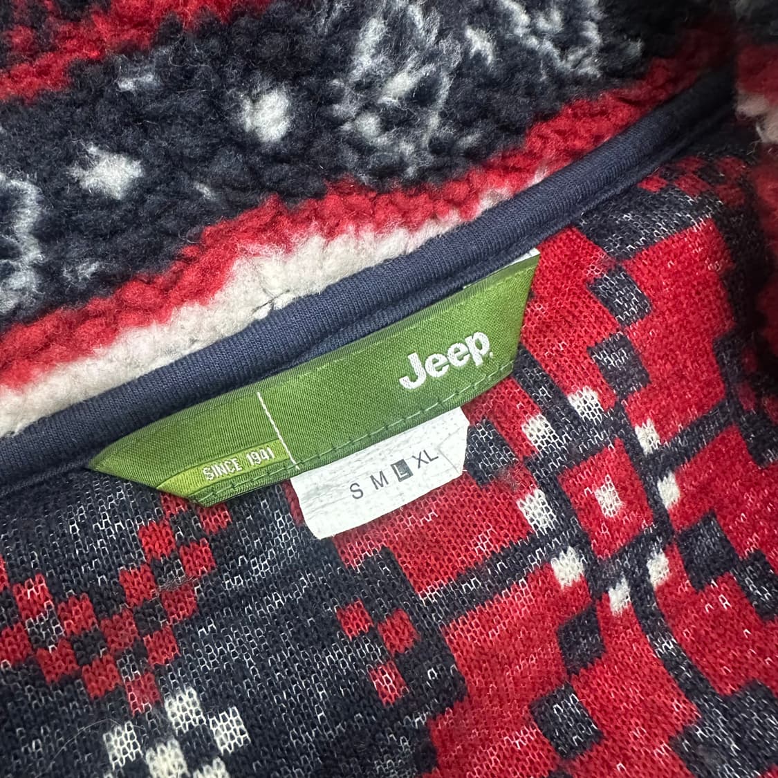 Jeep 지프 노르딕 쉐르파 여성 털 후리스 후드집업 L 상품이미지4