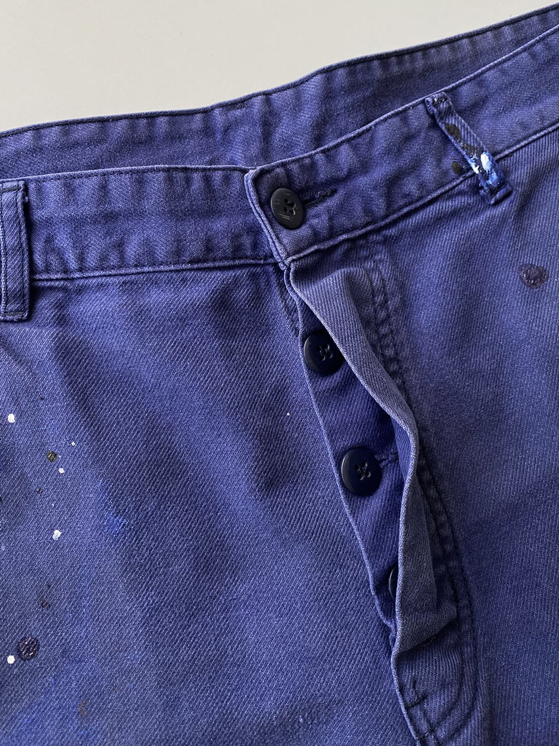 빈티지 오리지널 페인팅 프렌치 워크팬츠 006 상품이미지4