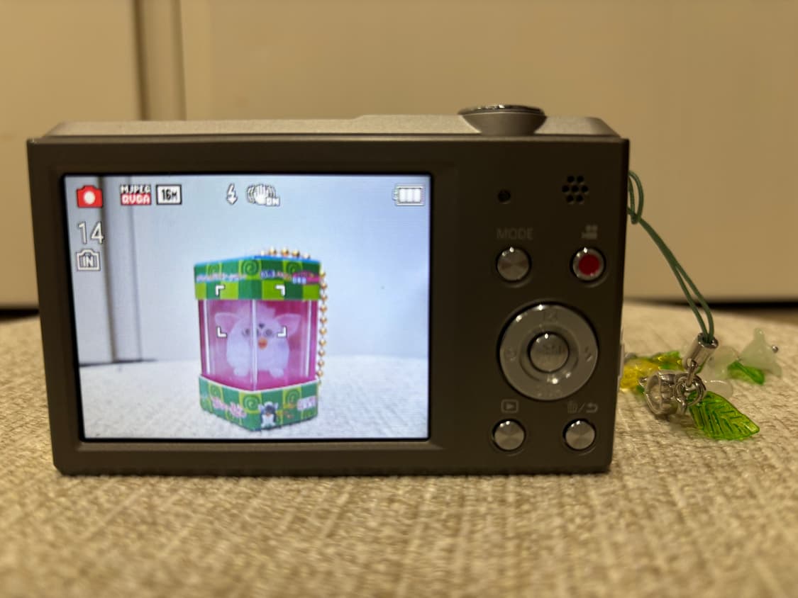 상태좋음🧚 파나소닉 DMC-SZ3 빈티지 디카 화이트 작례⭕️ 박스포함 상품이미지5