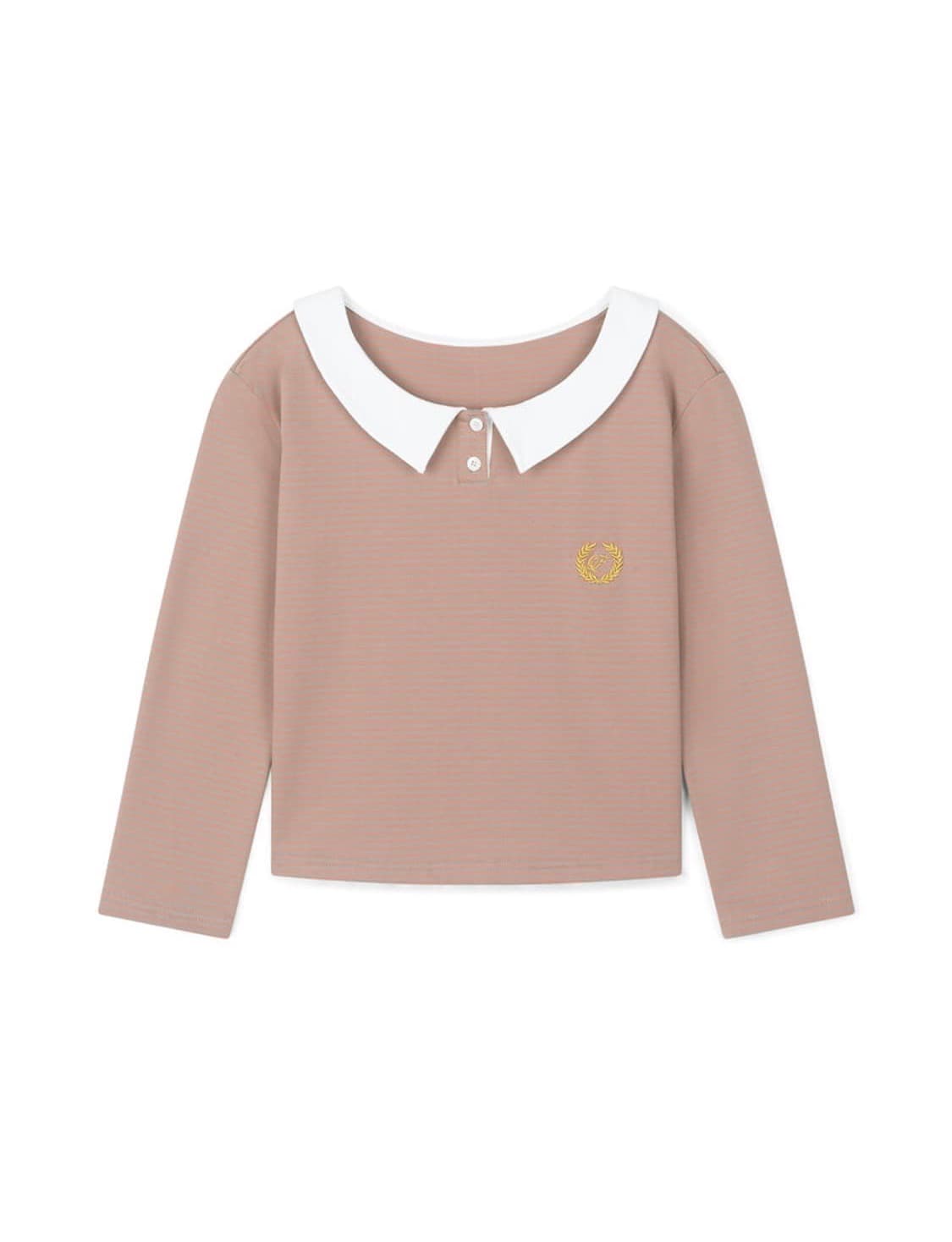 faerie 피터팬 카라 스트라이프 티 (beige) 상품이미지1