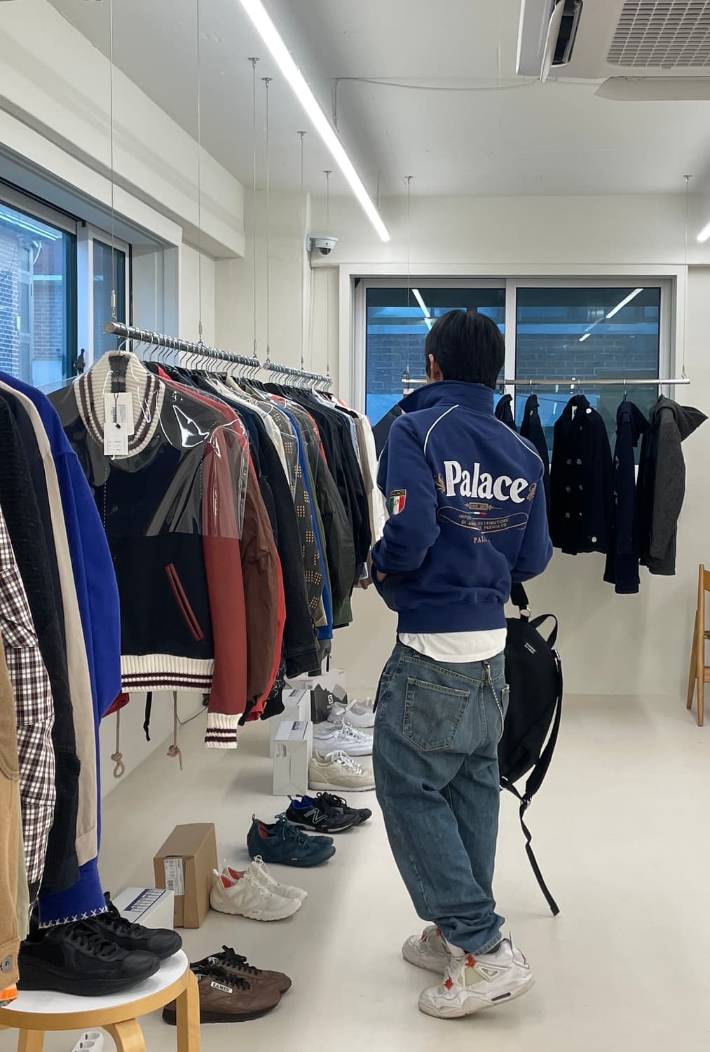 팔라스 이탈리아 풋볼 스웻 집업 남성 S 상품이미지1