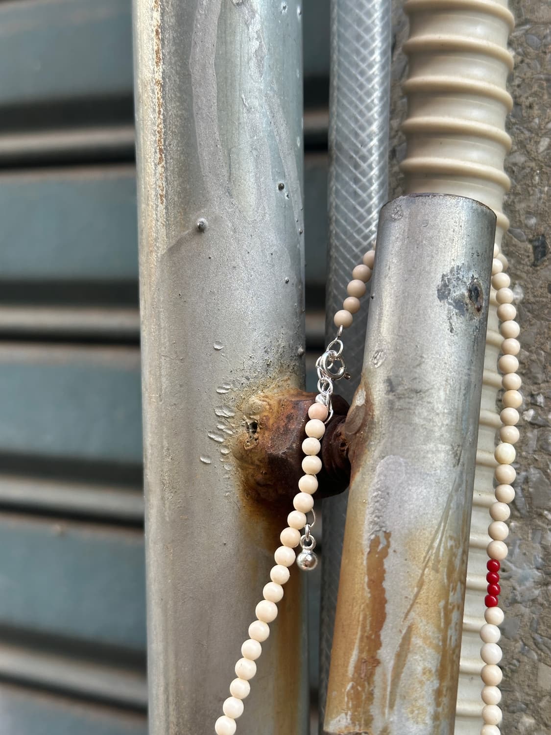 Red Seed Trail 925silver Necklace 상품이미지3