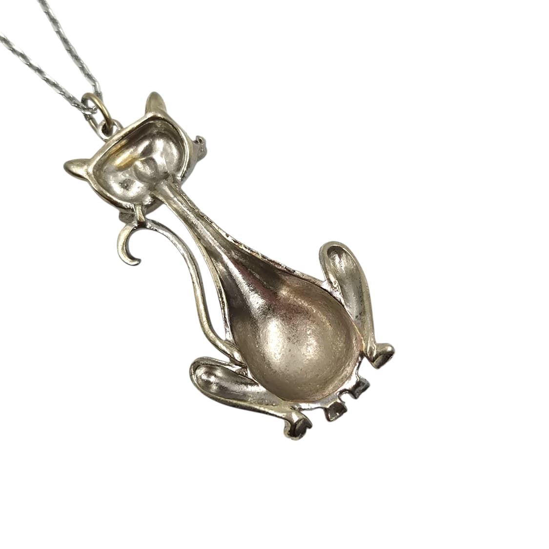 60s 미국 빈티지 크리스탈 고양이 목걸이 상품이미지5