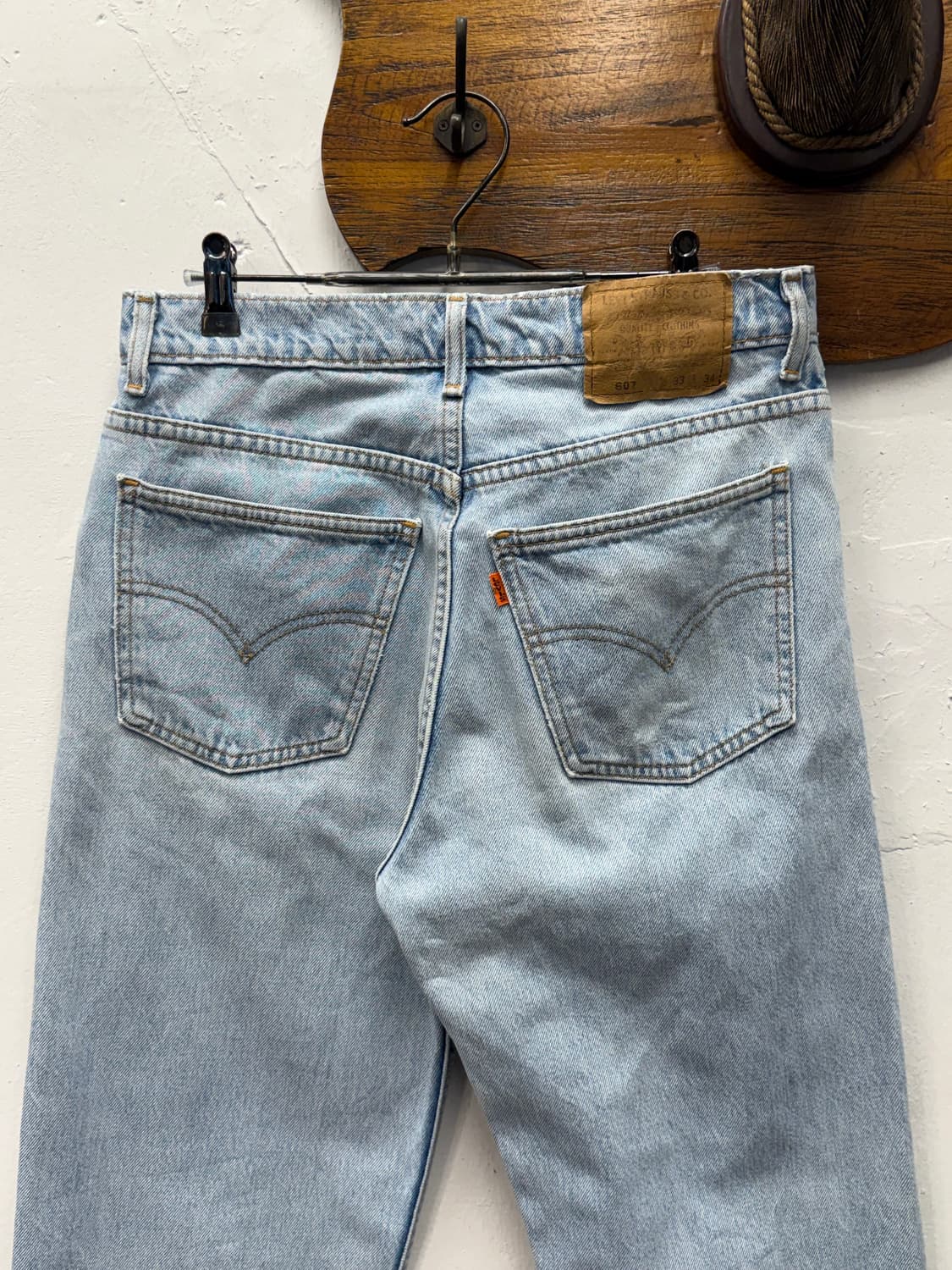 90s Levi's 607 Orange Tab Tapered Denim  상품이미지2