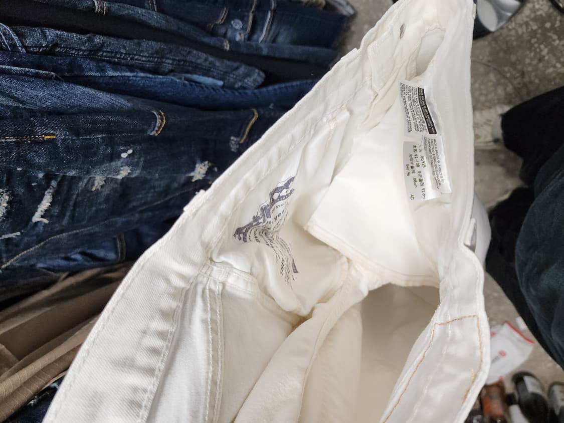 리바이스 510 오렌지탭 화이트 데님  상품이미지6