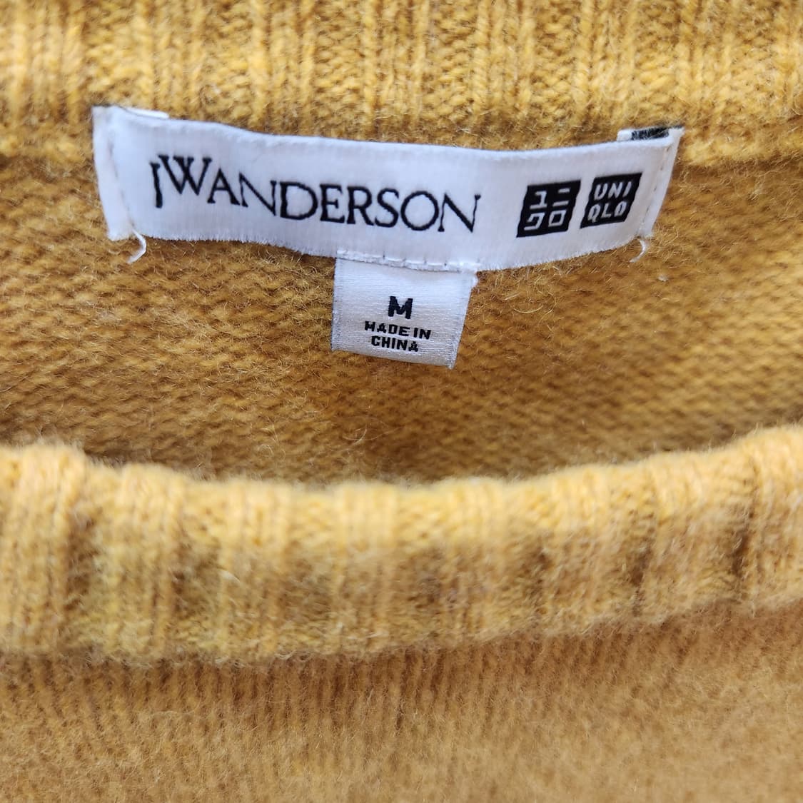 JW앤더슨x유니클로 기하학패턴 니트 M(S) 상품이미지5