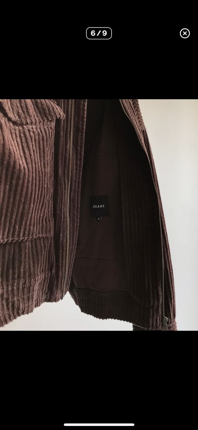 beams 코듀로이 자켓 상품이미지6