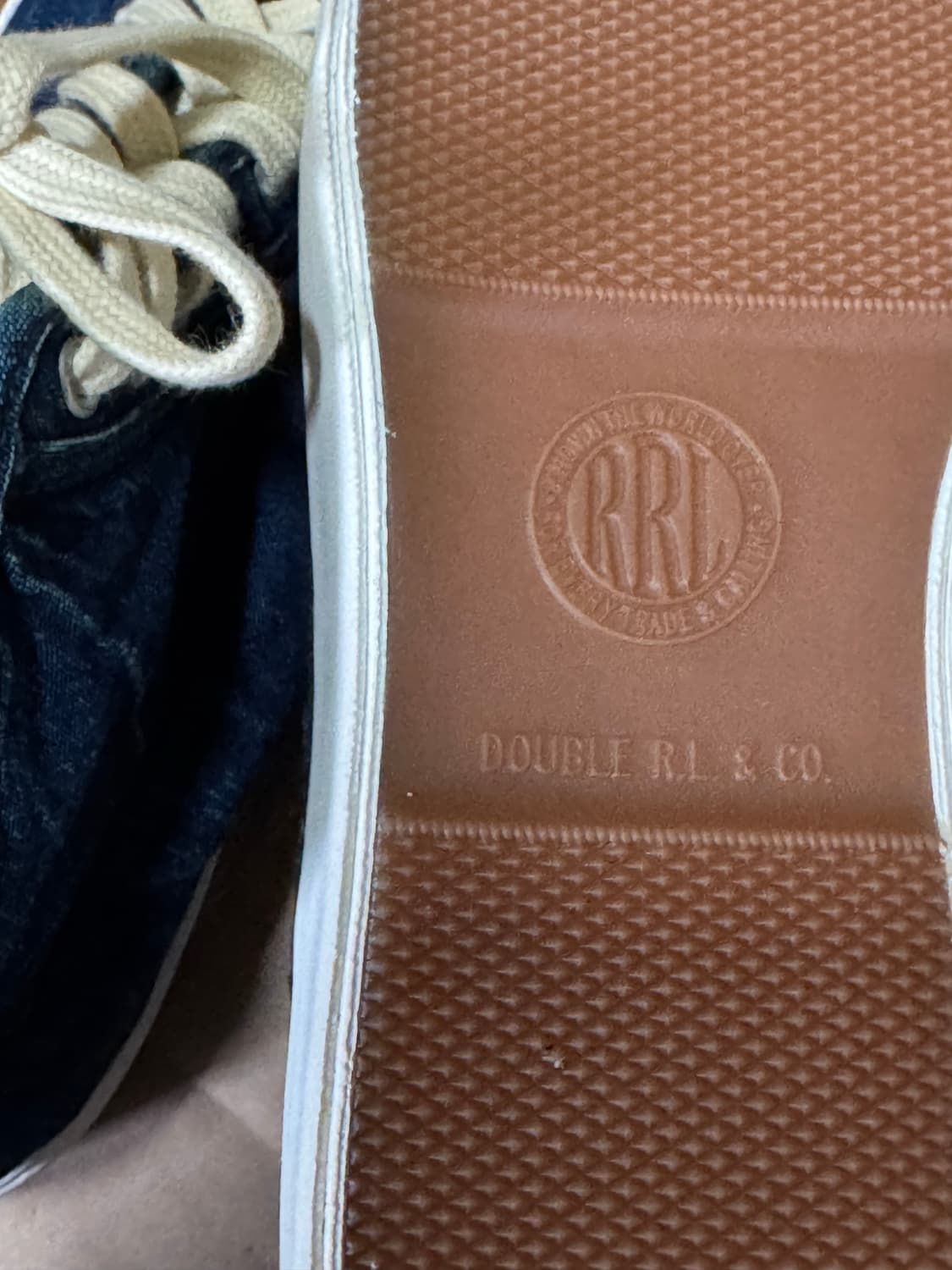 RRL 메이포트 데님 하이 스니커즈 (270, 새상품) 상품이미지5