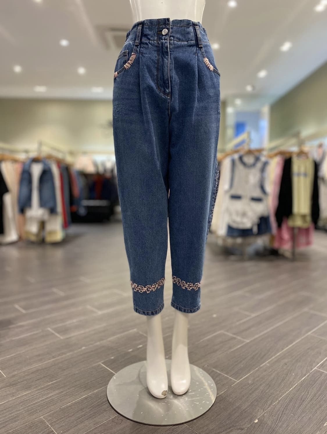 오즈세컨 브레이드라인 데님 팬츠 사이즈 67 상품이미지1