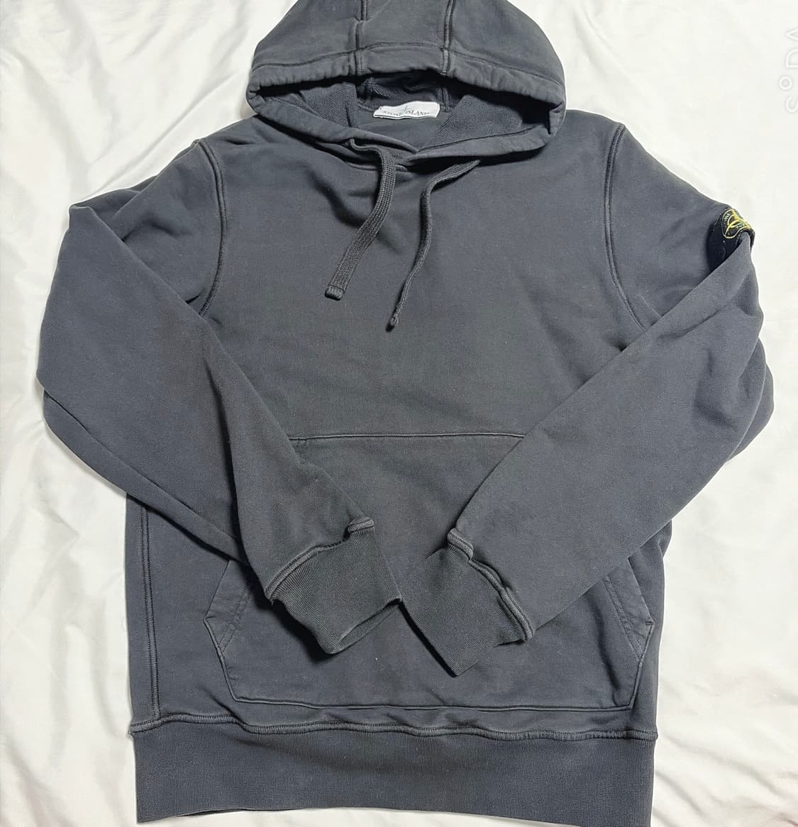 스톤아일랜드 블랙 후드티 S 상품이미지1