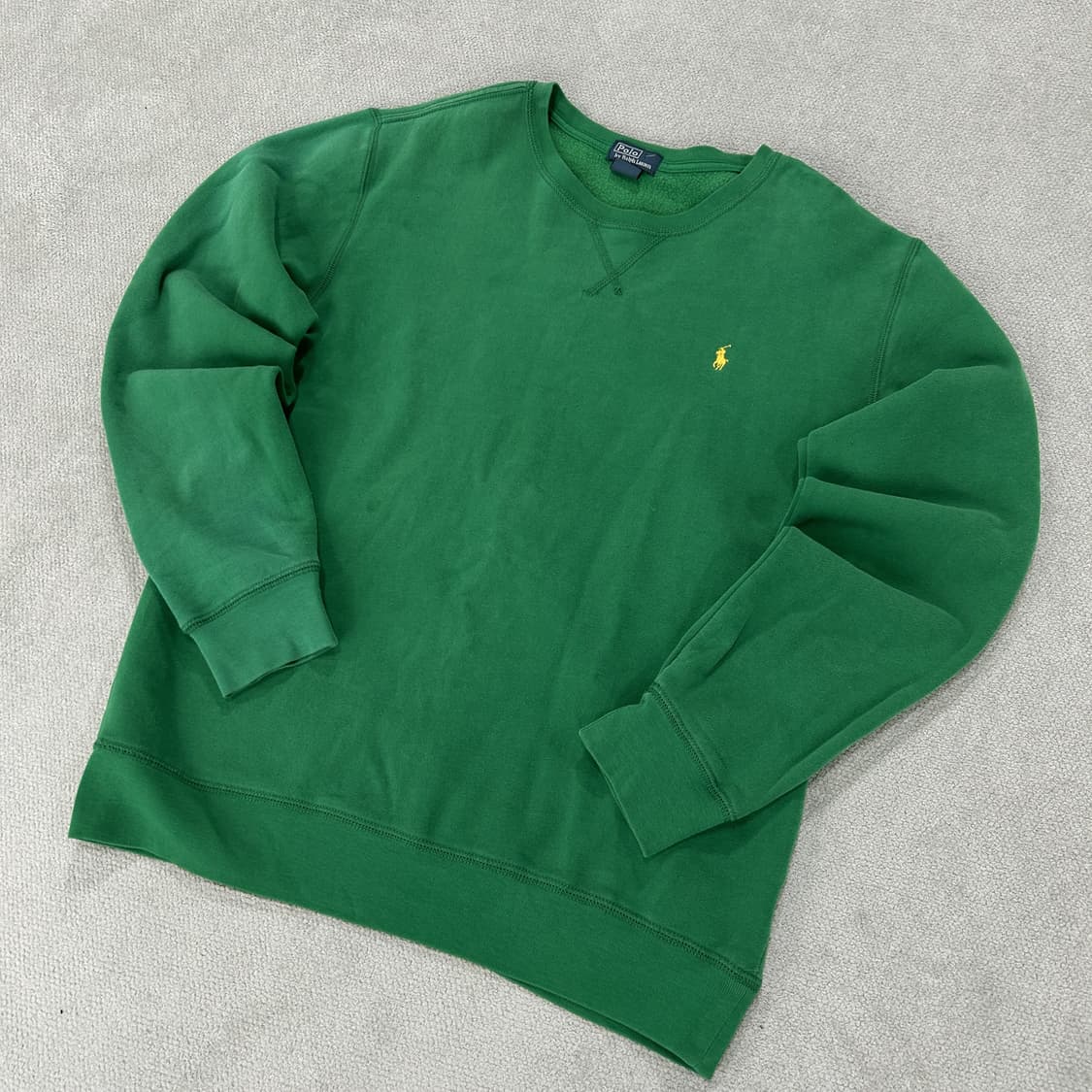 폴로 랄프로렌 그린 맨투맨 티셔츠 m 상품이미지1