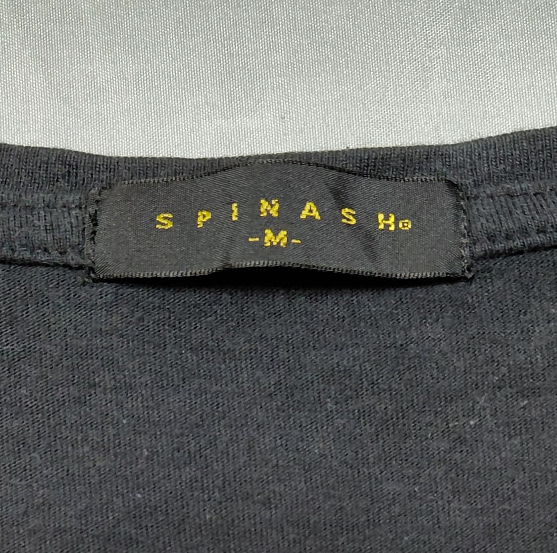 [M] SPINASH 유니언 잭 스컬 그래픽 빈티지 브이넥 티셔츠 상품이미지5