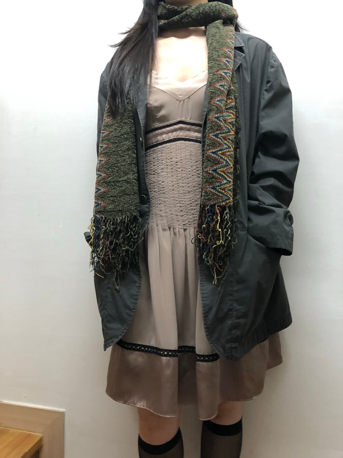 빈티지 자켓 머플러 세트 (개별구매가능) 상품이미지4