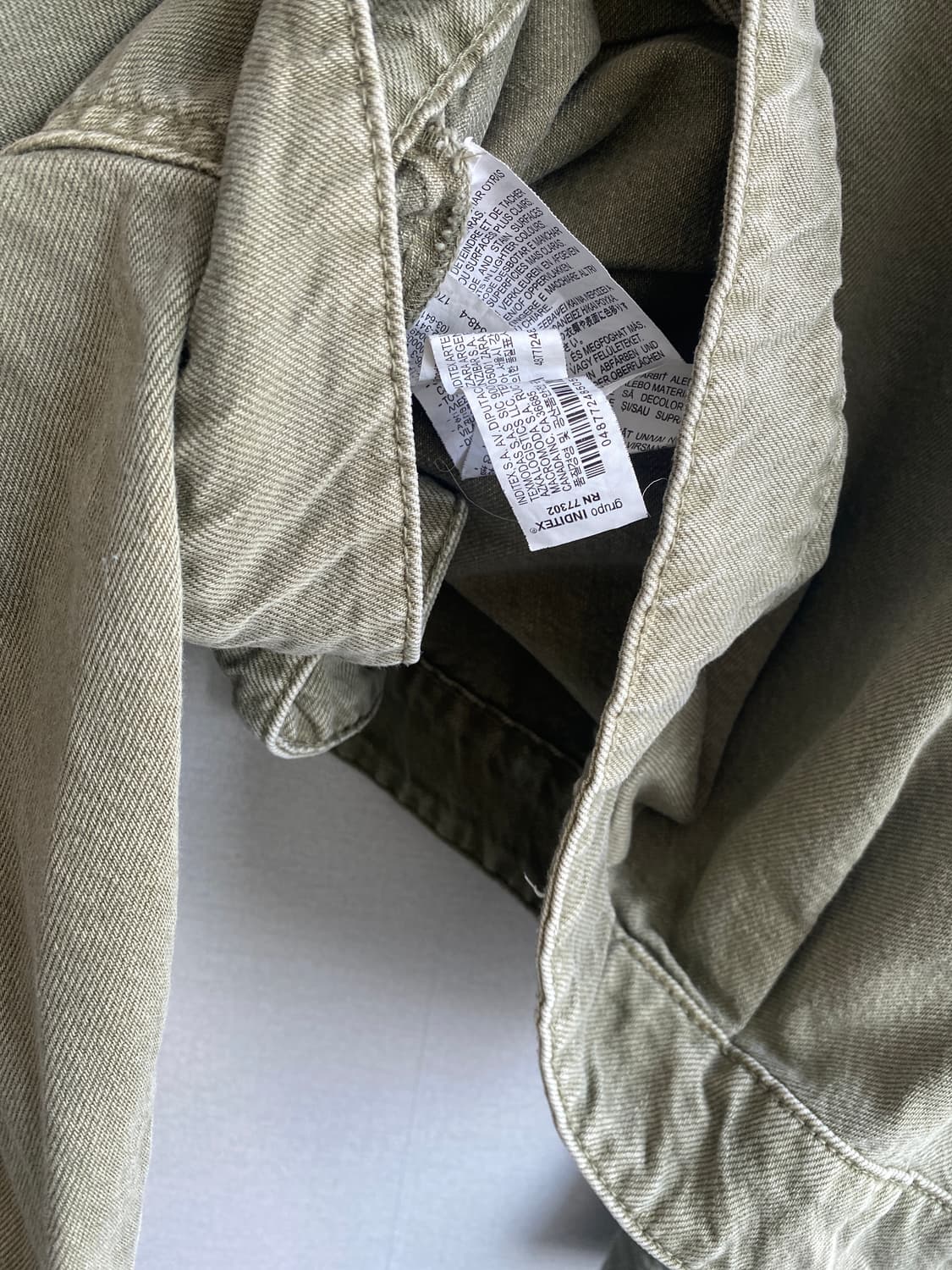 자라 후드 데님 자켓 M 상품이미지5