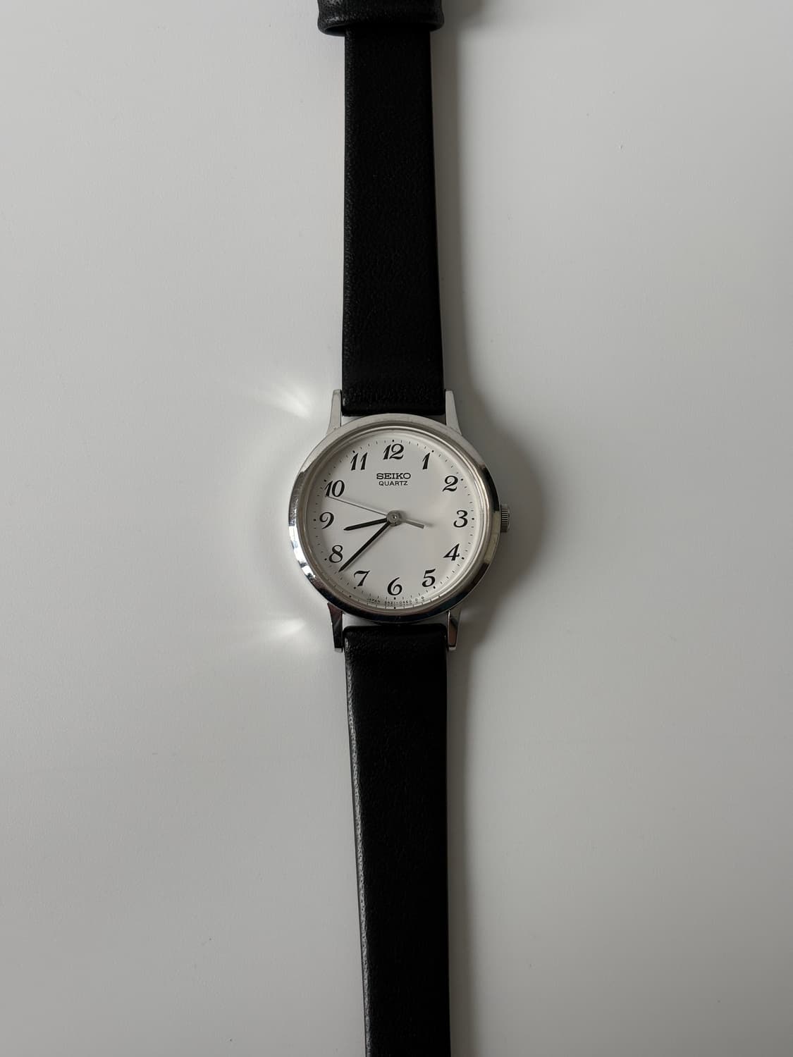 1980년대 빈티지시계 아라빅 인덱스 실버 쿼츠 여성 상품이미지2