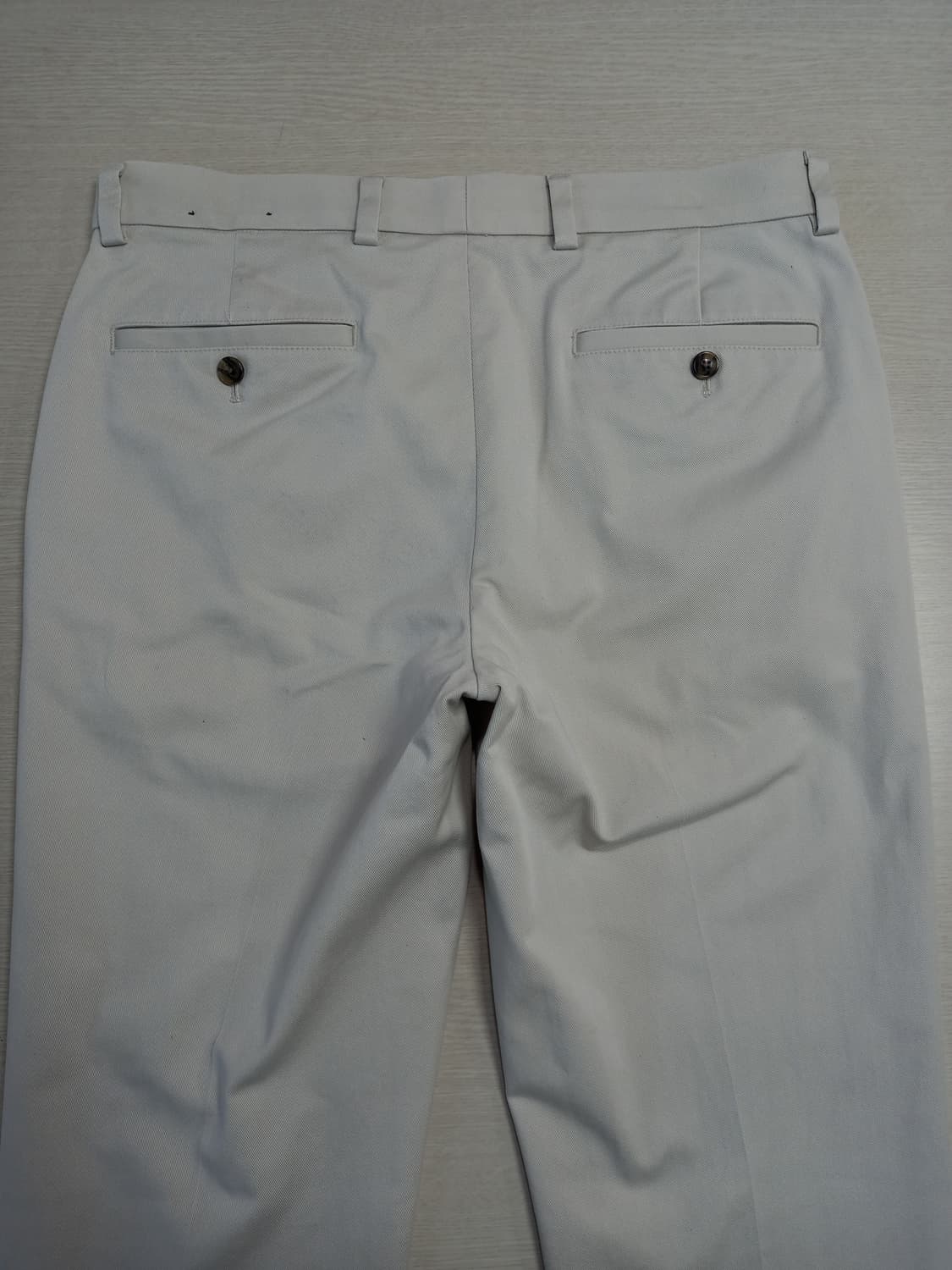 32 BrooksBrothers 스판 슬림일자 치노 아이보리 32-401 상품이미지4