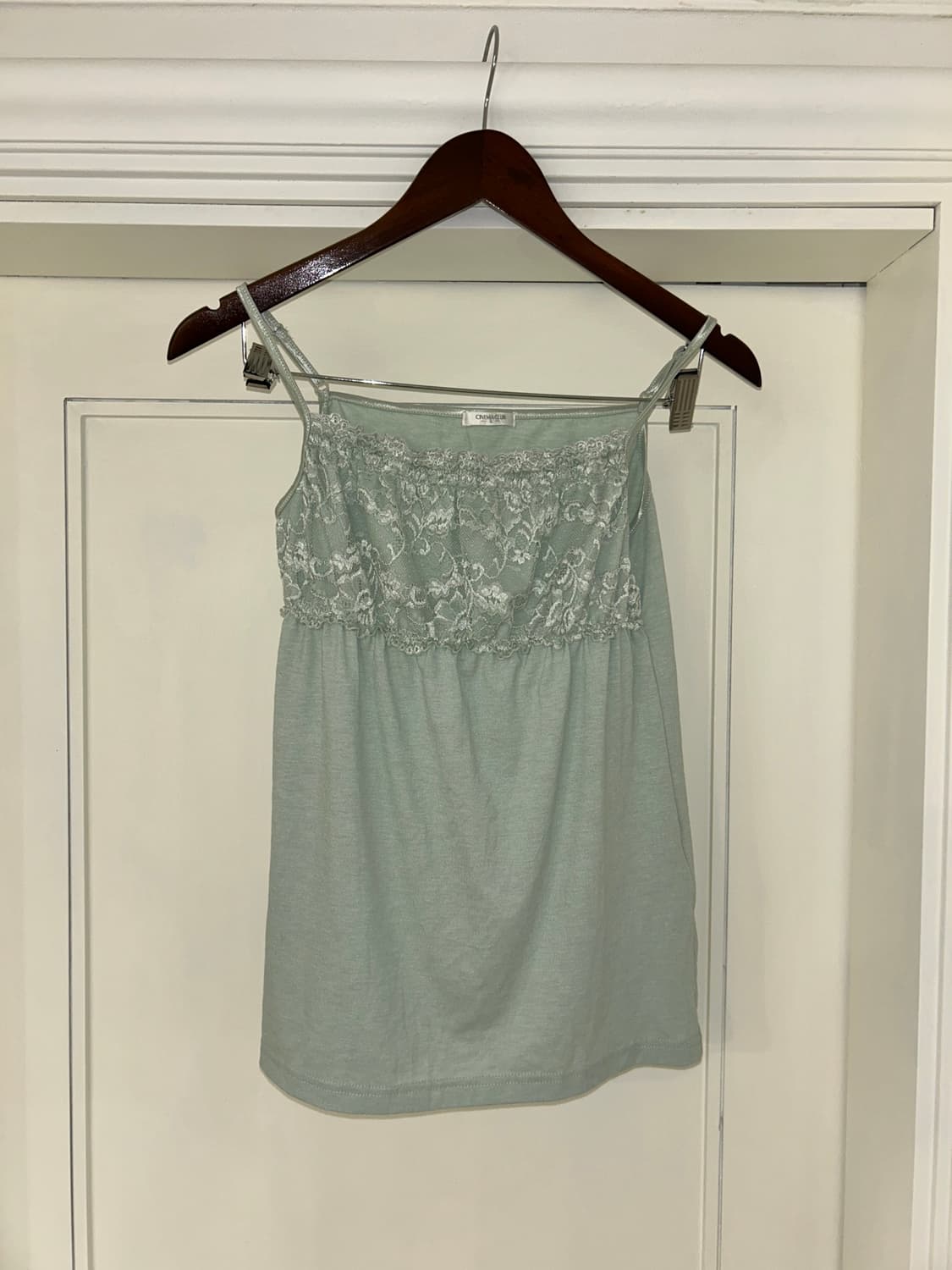 Mint Lace Detail Sleeveless / 빈티지 나시 상품이미지3