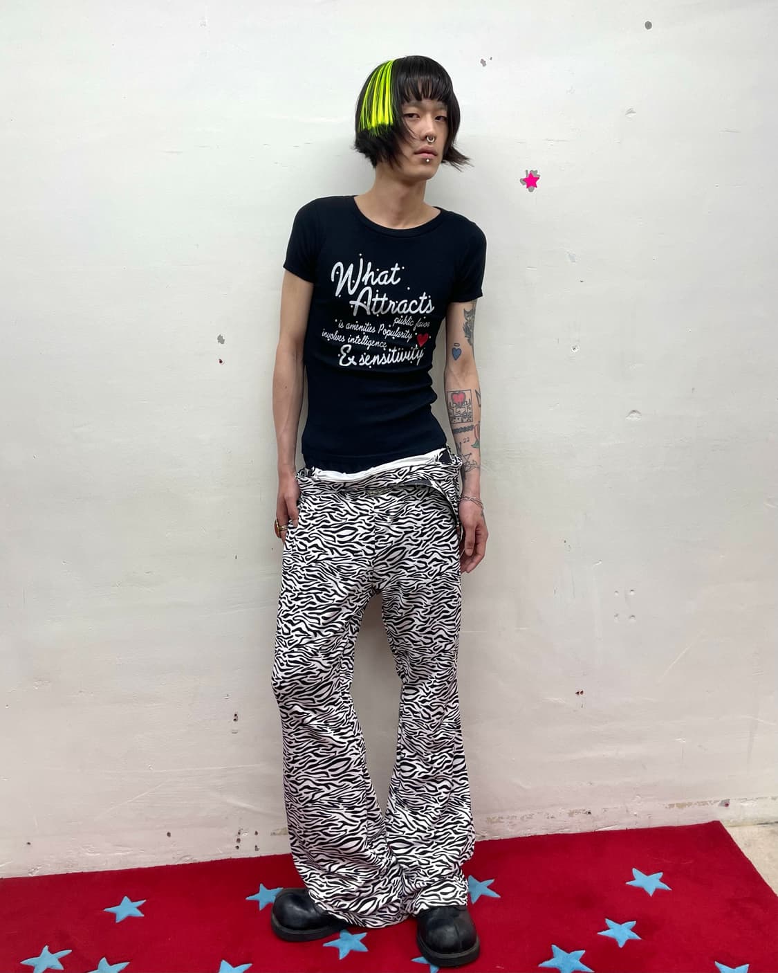 What atnacta heart cubic t-shirt 상품이미지5