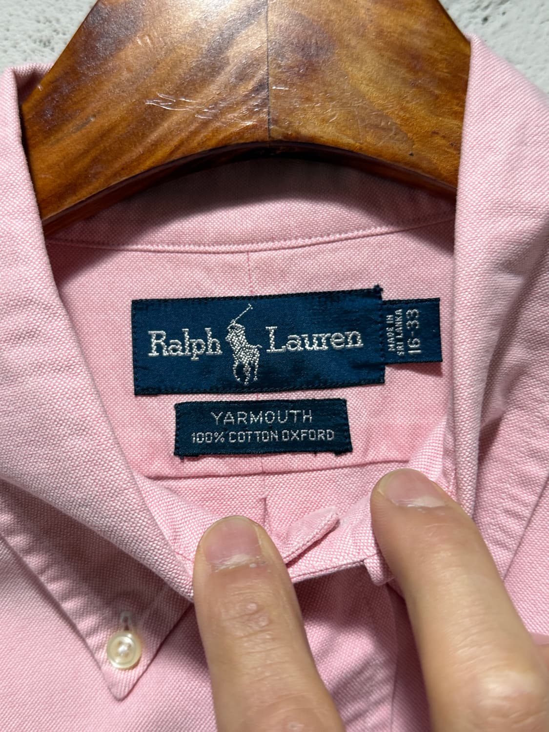 폴로랄프로렌 Polo Ralph Lauren 옥스퍼드 코튼 야머스핏 버튼 상품이미지4