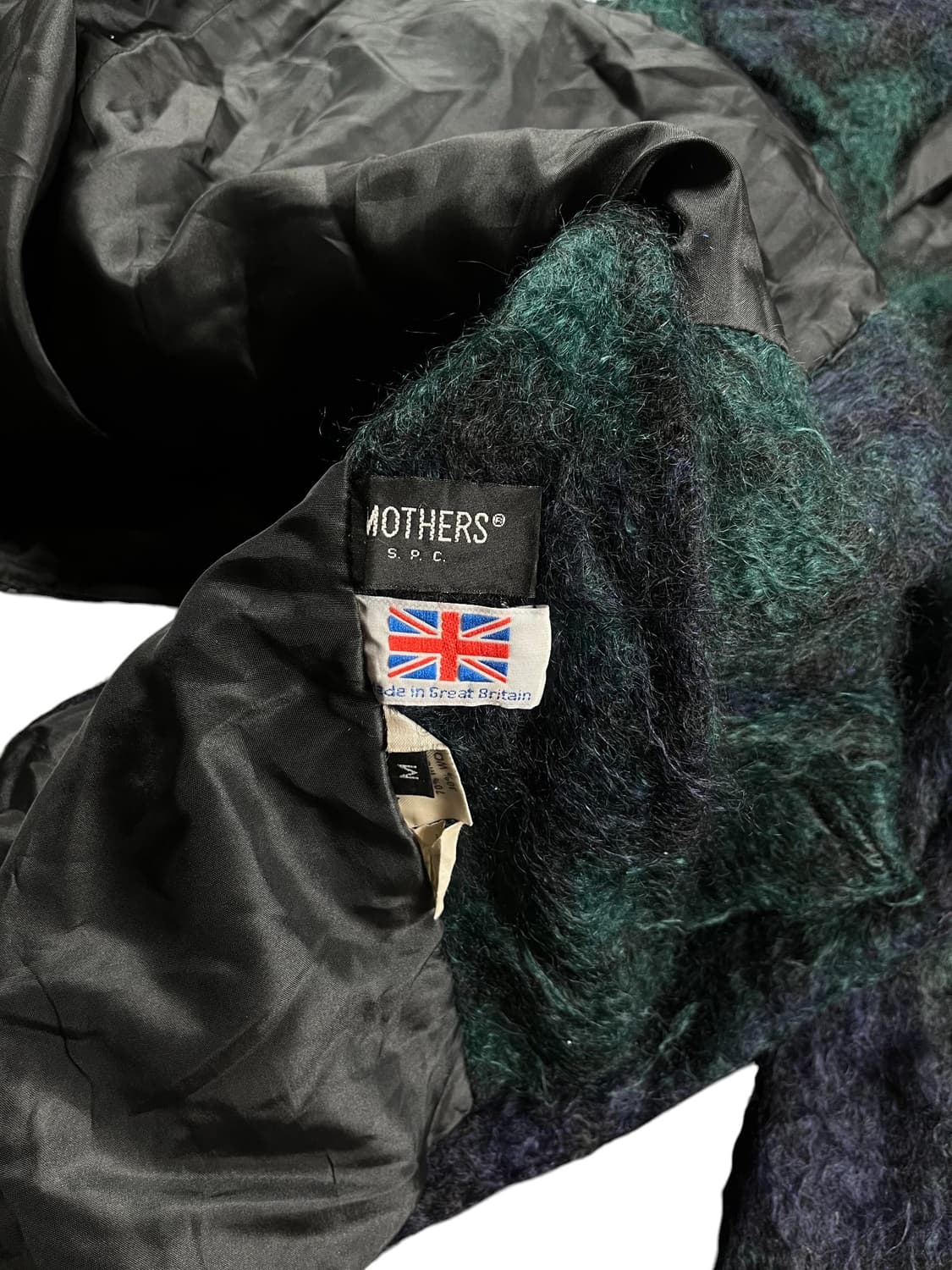 Vintage (Made in UK) 모 헤어 하프 코트   상품이미지3