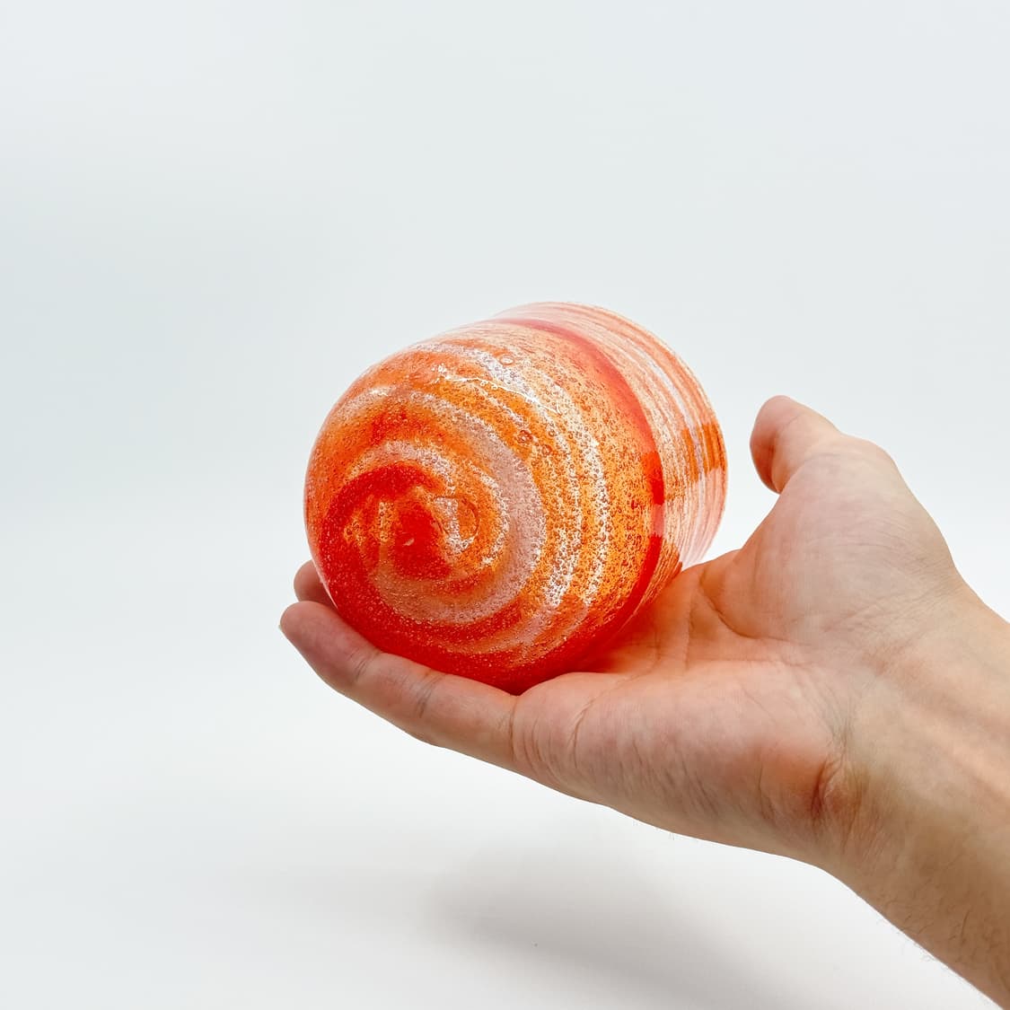 오렌지 류큐 유리컵 (8x8cm) 상품이미지4