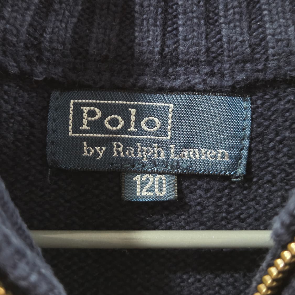 폴로랄프로렌 키즈 풀오버 하프집업 니트 120 상품이미지3