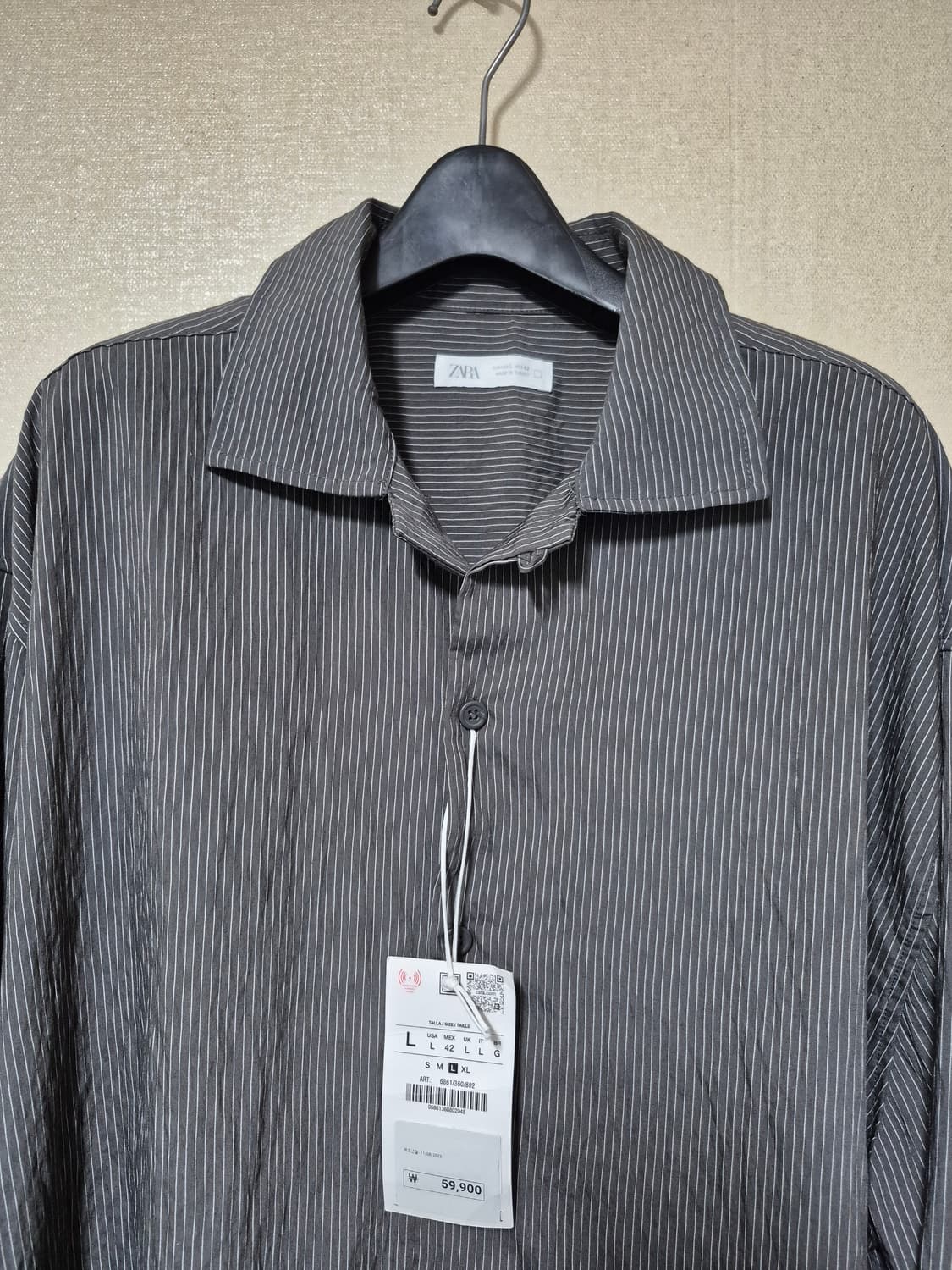 새옷 자라 테크니컬 긴팔 셔츠 상품이미지2