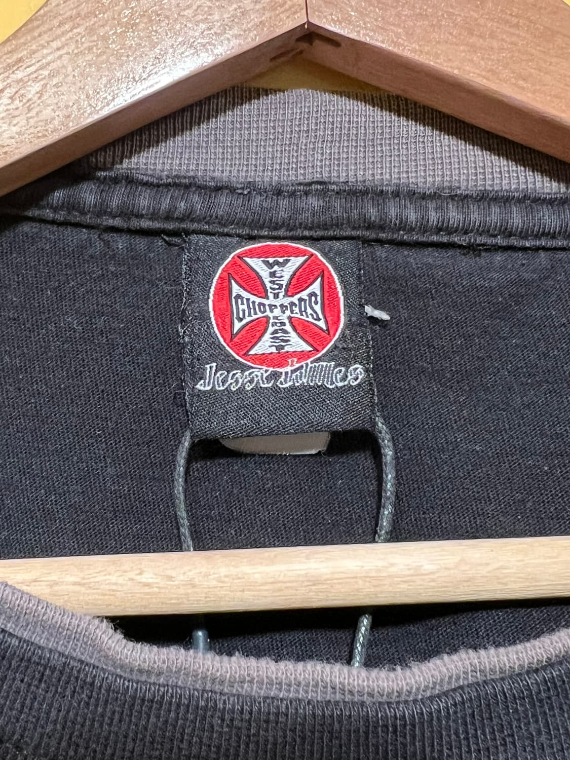 90's [2XL] 웨스트코스트초퍼스 더블 레이어 와플 롱슬리브 빈티지 상품이미지8