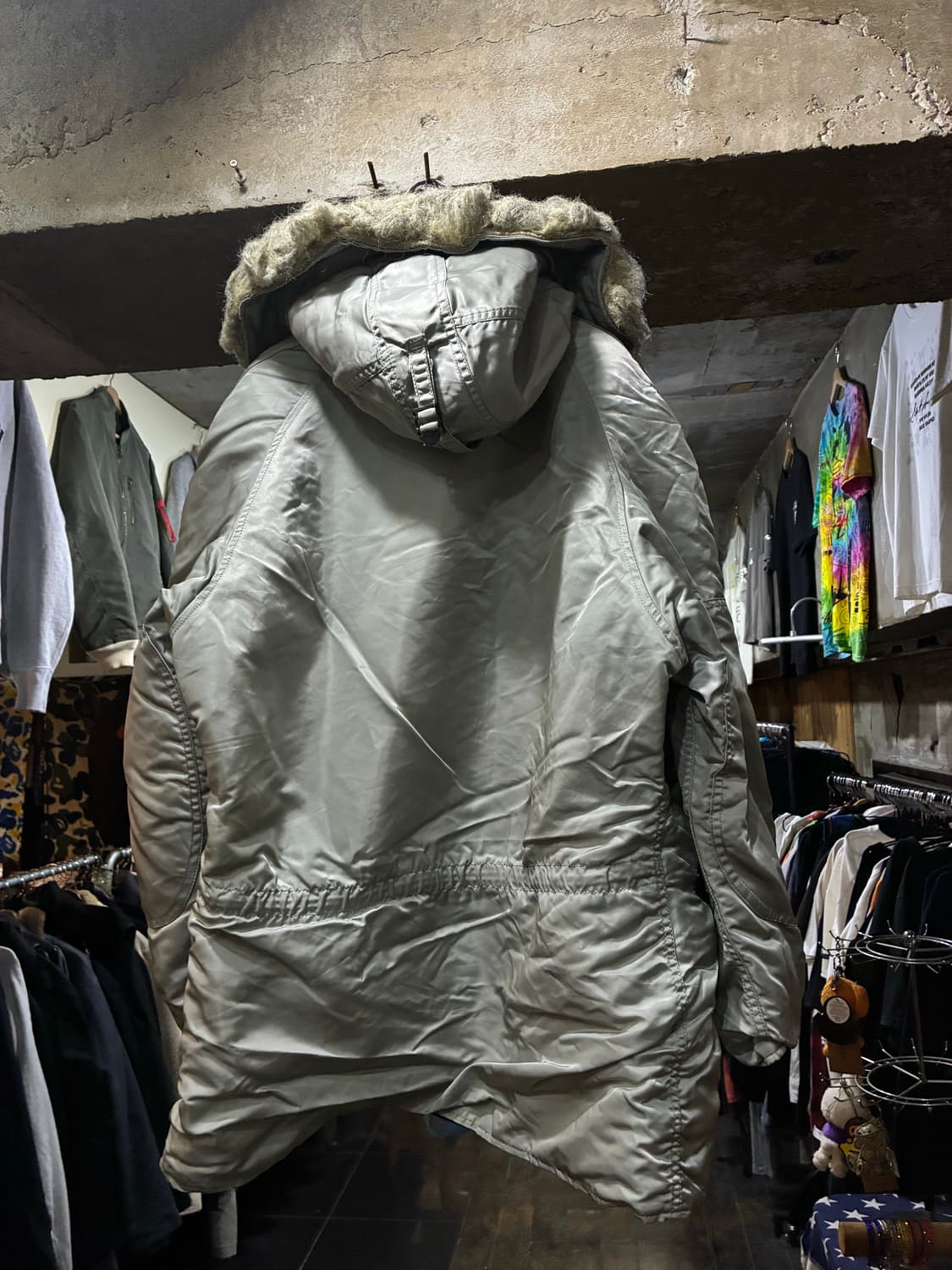 90s Alpha 알파 USA made N3B 점퍼 상품이미지7