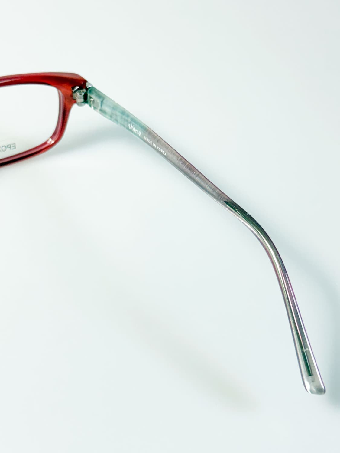 SHINE TVSQ 블랙 뿔테 스퀘어 프레임 빈티지 안경 상품이미지7