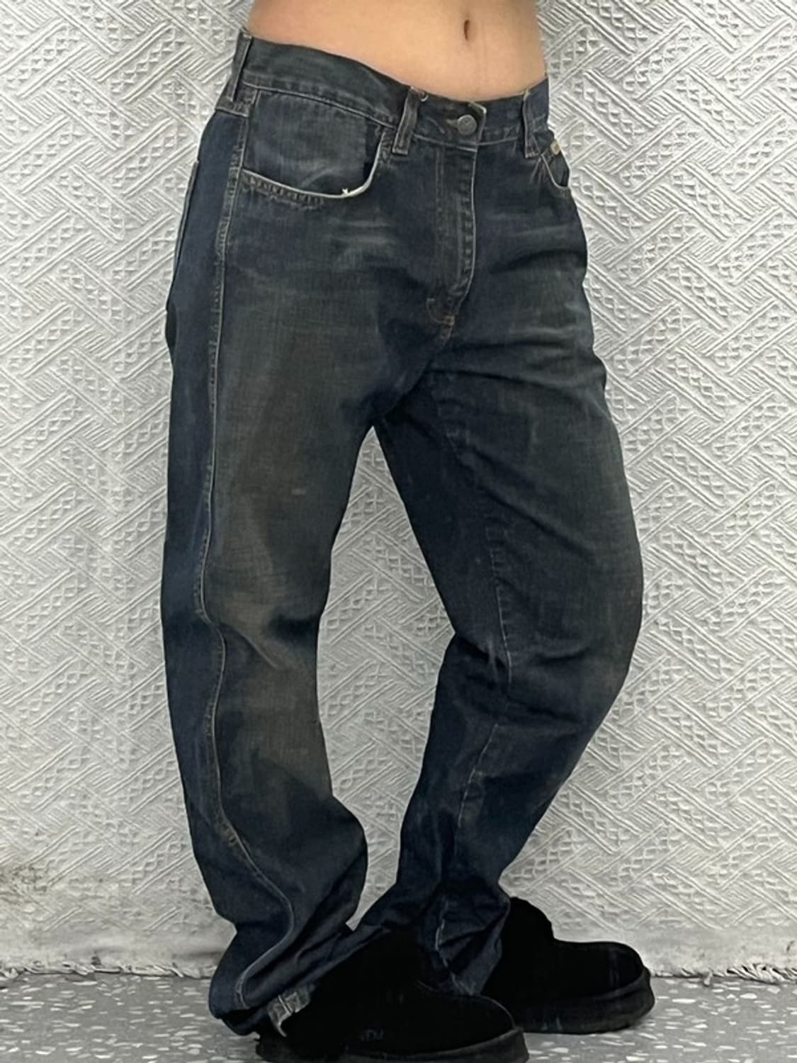 캘빈클라인 올드스쿨 빈티지 세미 와이드 데님 팬츠 31인치 C06592 상품이미지1