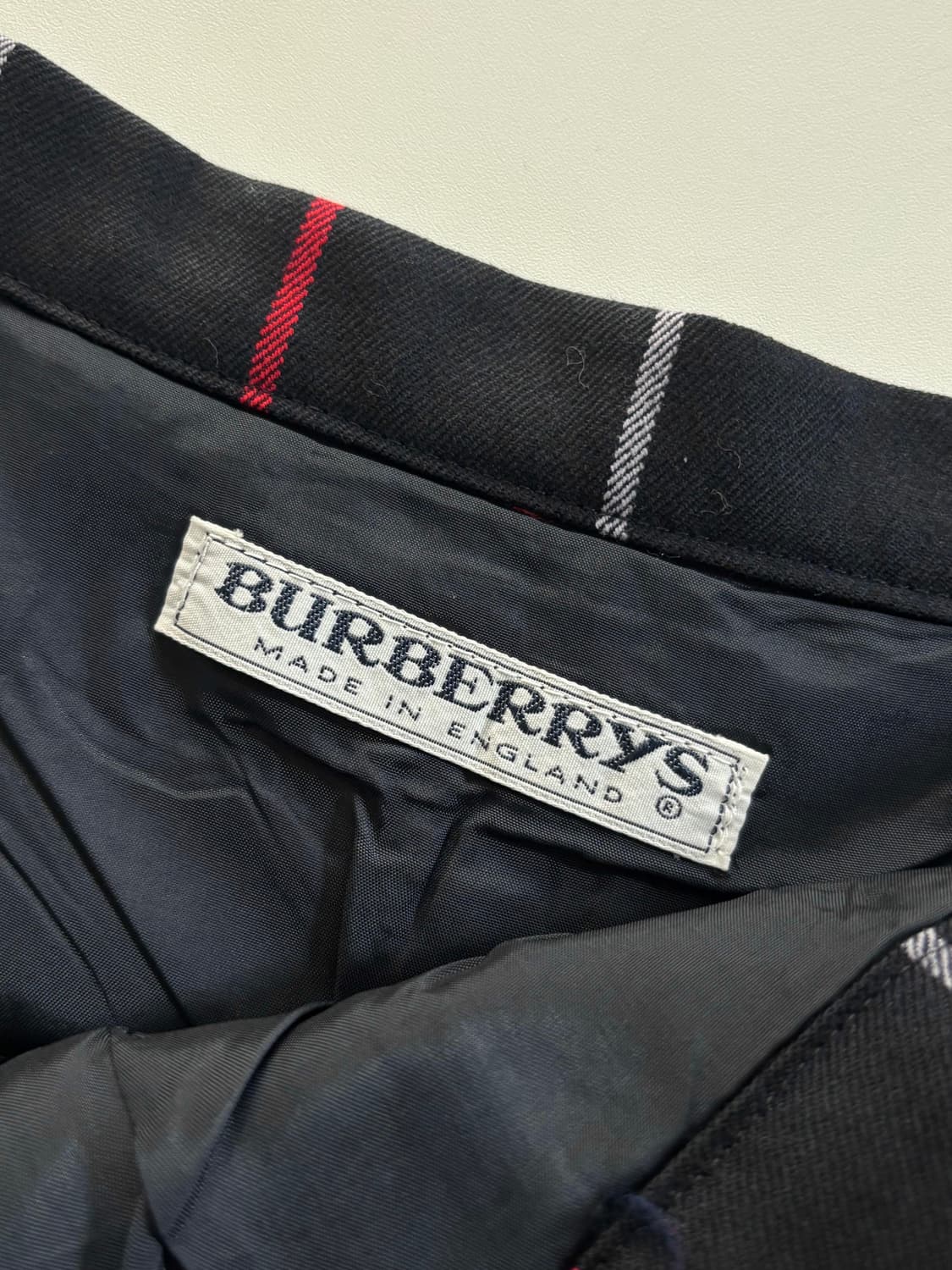 Burberry 버버리 네이비 노바체크 미디 플리츠 스커트 상품이미지7