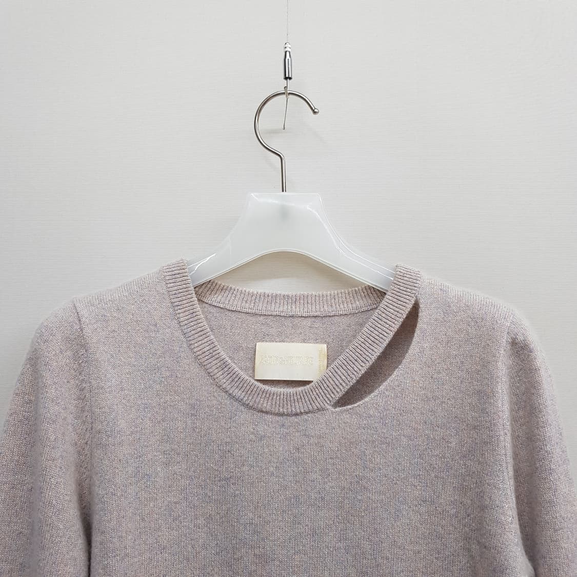 쟈딕앤볼테르 캐시미어 100% 배색 커프스 니트 S사이즈 상품이미지2